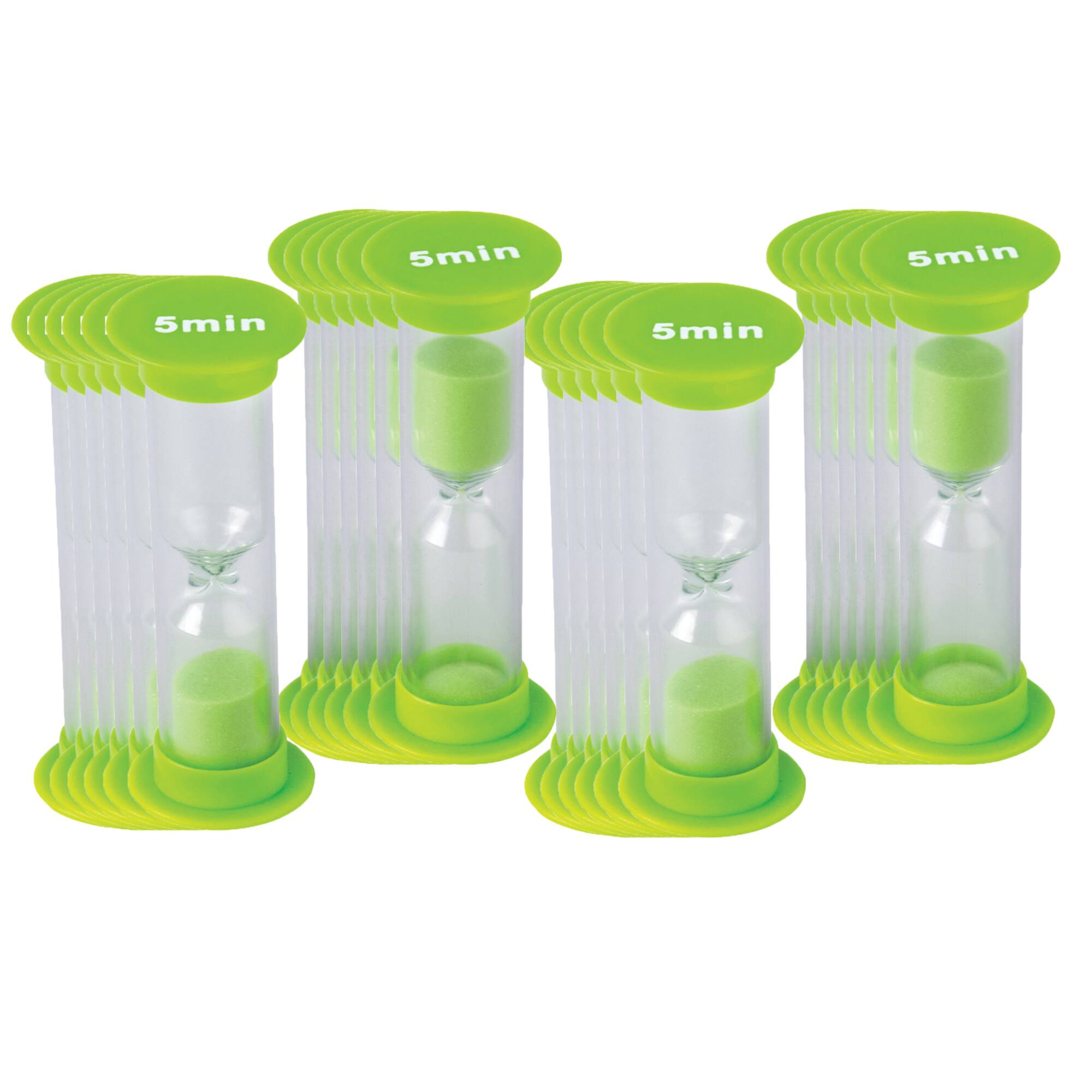 Teacher Created Resources Mini 5 Minute Sand Timers, 6 packs of 4